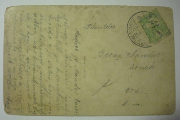 Postkarte aus Ungarn (1909)